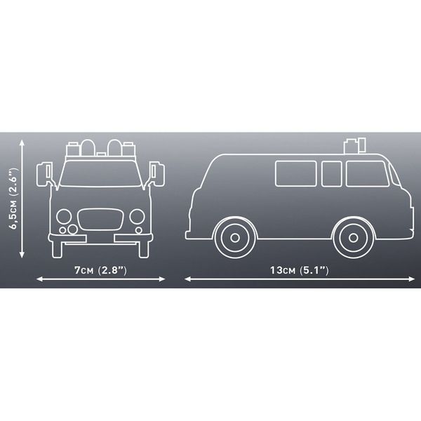 Produktbild: COBI 24596 BARKAS B1000 Polizei