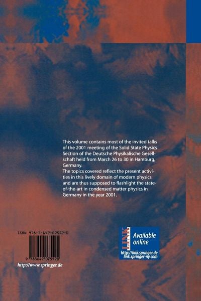 Produktbild: Advances in Solid State Physics