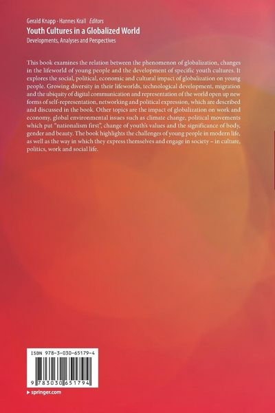 Produktbild: Youth Cultures in a Globalized World