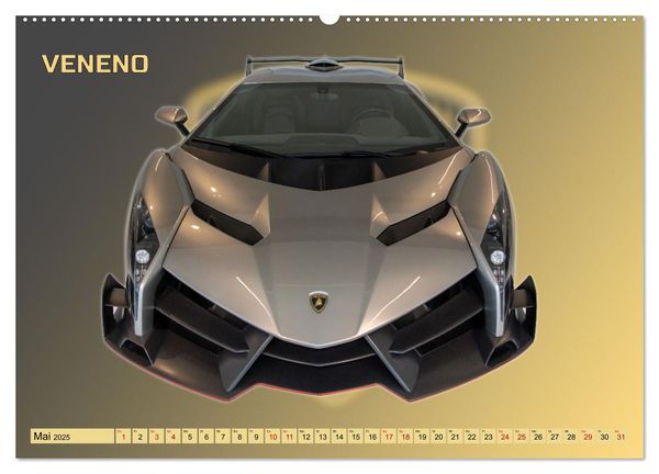 Produktbild: Ikonen der Automobilkunst (hochwertiger Premium Wandkalender 2025 DIN A2 quer), Kunstdruck in Hochglanz