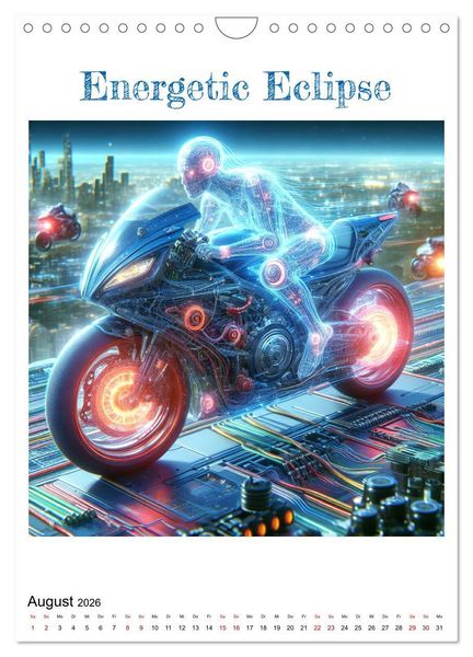 Produktbild: Motorr&auml;der der Zukunft (Wandkalender 2026 DIN A4 hoch), CALVENDO Monatskalender