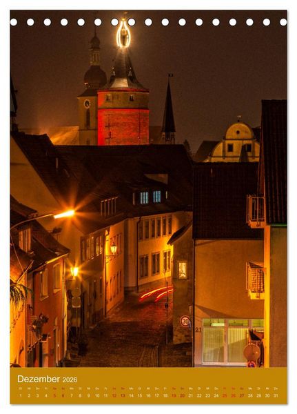 Produktbild: Kitzingen im Hochformat (Tischkalender 2026 DIN A5 hoch), CALVENDO Monatskalender