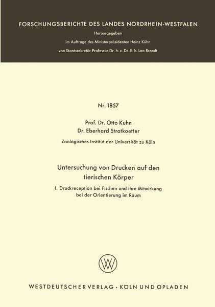 Produktbild: Untersuchungen von Drucken auf den tierischen K&ouml;rper