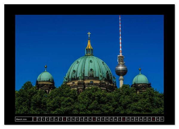 Produktbild: Berlin. 2026 (Wall Calendar 2026 DIN A4 landscape), CALVENDO 12 Month Wall Calendar