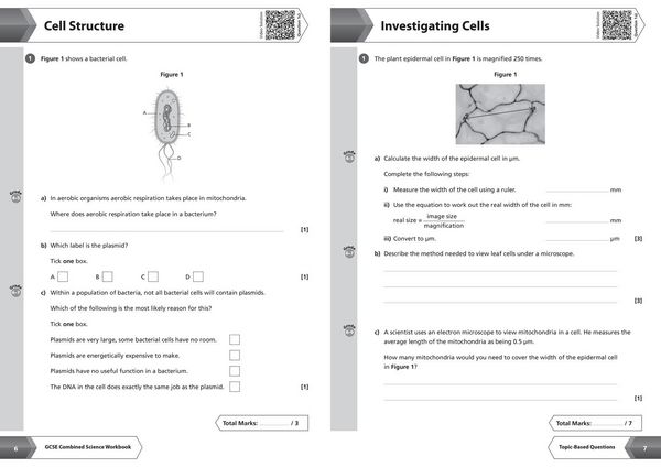 Produktbild: AQA GCSE 9-1 Combined Science Higher Workbook