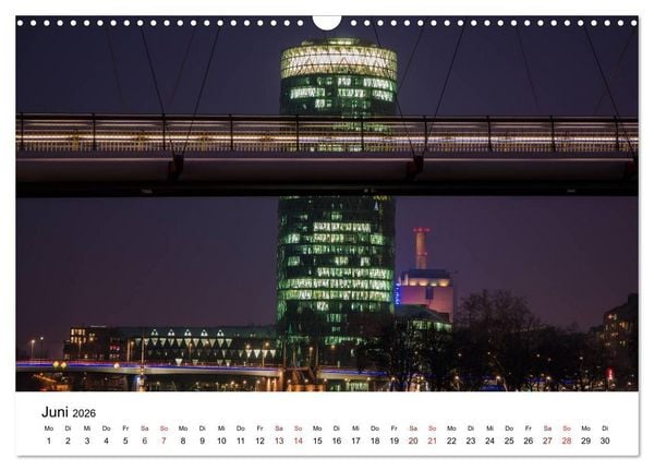Produktbild: Frankfurt am Main bei Tag und Nacht (Wandkalender 2026 DIN A3 quer), CALVENDO Monatskalender