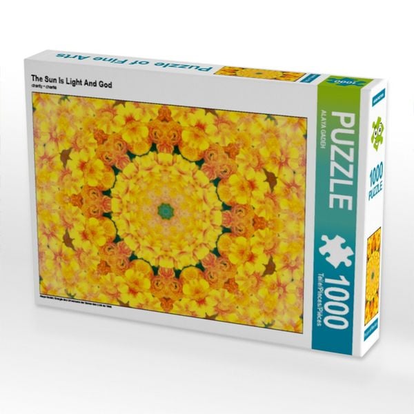 CALVENDO Puzzle The Sun Is Light And God | 1000 Teile Lege-Größe 64x48cm Foto-Puzzle für glückliche Stunden