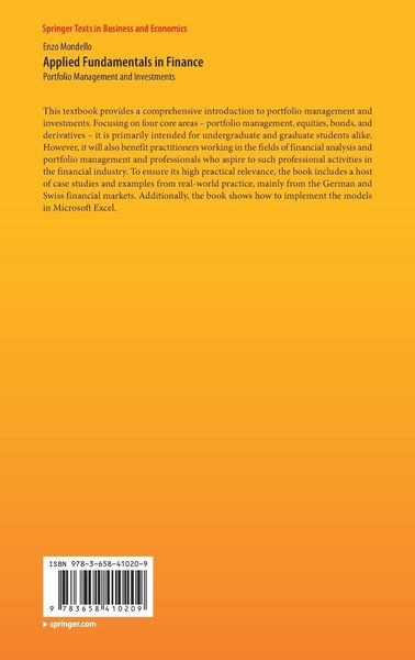 Produktbild: Applied Fundamentals in Finance