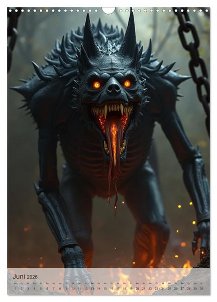 Produktbild: &Auml;gyptische Mythologie - G&ouml;tter, Helden und Monster (Wandkalender 2026 DIN A3 hoch), CALVENDO Monatskalender