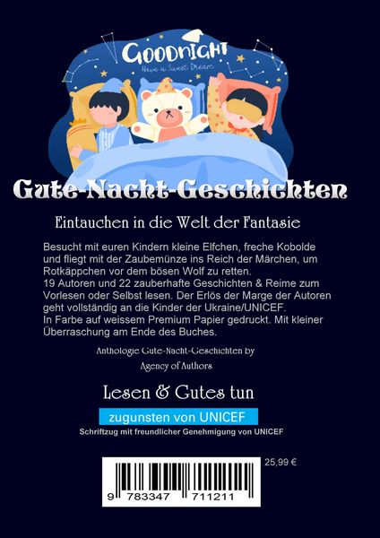 Produktbild: Gute-Nacht-Geschichten zugunsten Unicef