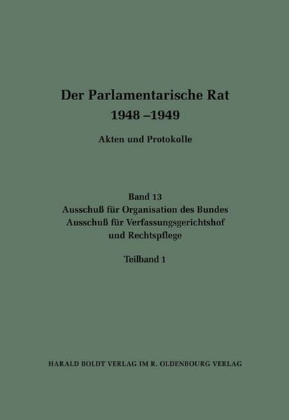Produktbild: Ausschu&szlig; f&uuml;r Organisation des Bundes / Ausschu&szlig; f&uuml;r Verfassungsgerichtshof und Rechtspflege