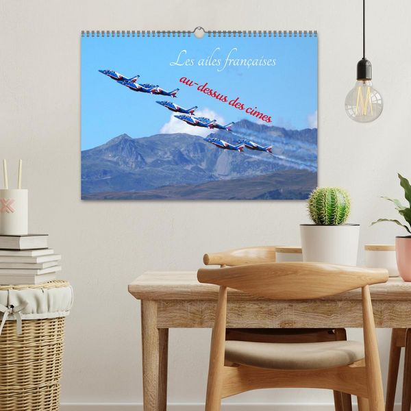 Produktbild: Les ailes fran&ccedil;aises au-dessus des cimes (Calendrier mural 2026 DIN A3 vertical), CALVENDO calendrier mensuel