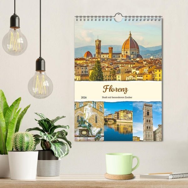 Produktbild: Florenz - Stadt mit besonderem Zauber (Wandkalender 2026 DIN A4 hoch), CALVENDO Monatskalender