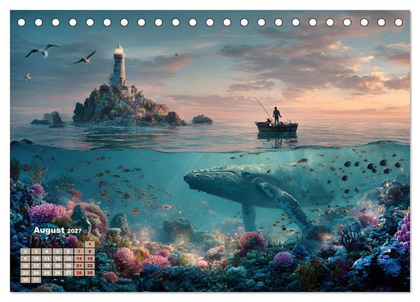 Produktbild: Below (Tischkalender 2027 DIN A5 quer), CALVENDO Monatskalender