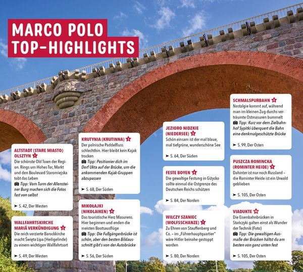 Produktbild: MARCO POLO Reisef&uuml;hrer Masurische Seen
