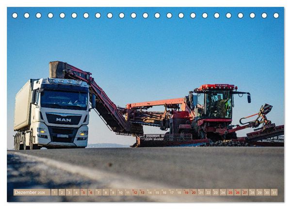 Produktbild: Moderne Landtechnik (Tischkalender 2026 DIN A5 quer), CALVENDO Monatskalender