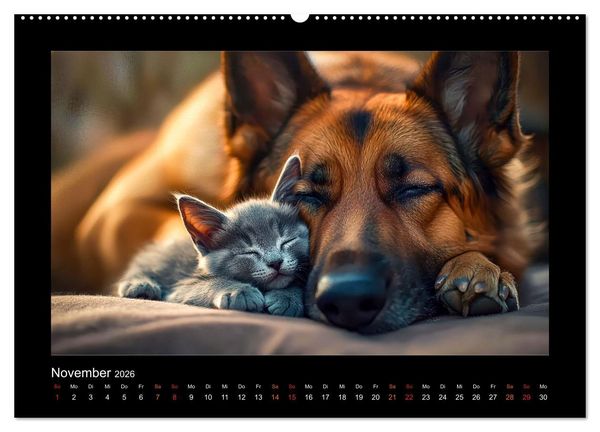 Produktbild: Wundervolle Augenblicke (hochwertiger Premium Wandkalender 2026 DIN A2 quer), Kunstdruck in Hochglanz