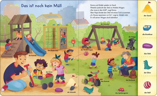 Produktbild: Entdecken, erz&auml;hlen, besch&uuml;tzen - In der Stadt &ndash; Mein erstes Umwelt-Bildw&ouml;rterbuch