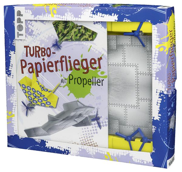 Produktbild: Kreativ-Set Turbo-Papierflieger mit Propeller