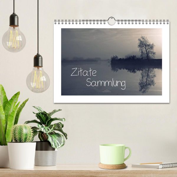 Produktbild: Zitate - Sammlung (Wandkalender 2026 DIN A4 quer), CALVENDO Monatskalender