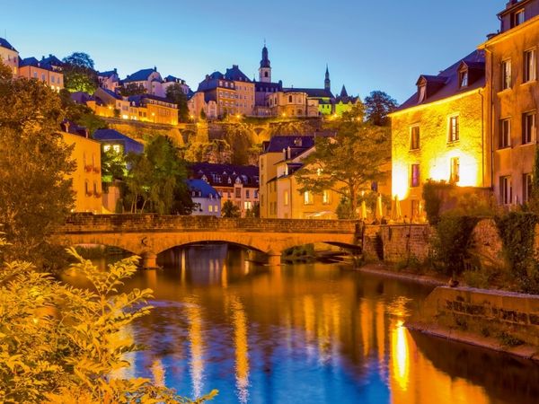 Produktbild: CALVENDO Puzzle Stadtviertel Grund in der Stadt Luxemburg | 1000 Teile Lege-Gr&ouml;&szlig;e 64x48cm Foto-Puzzle f&uuml;r gl&uuml;ckliche Stunden