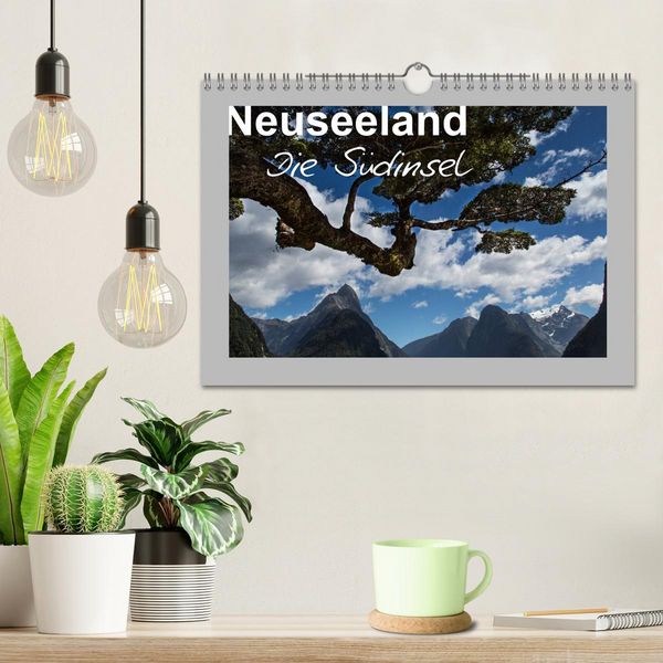 Produktbild: Neuseeland - Die S&uuml;dinsel (Wandkalender 2026 DIN A4 quer), CALVENDO Monatskalender