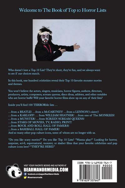 Produktbild: The Book of Top Ten Horror Lists
