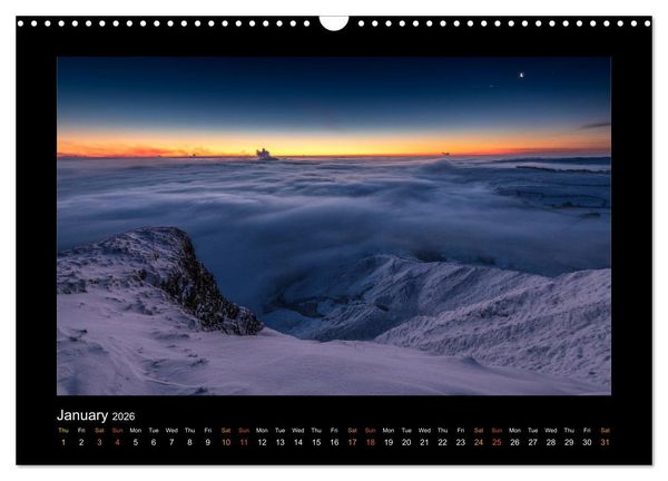 Produktbild: The Changing Seasons of the Peak District (Wall Calendar 2026 DIN A3 landscape), CALVENDO 12 Month Wall Calendar