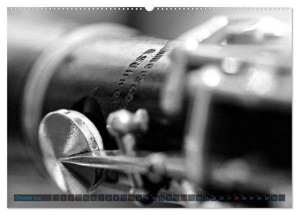 Produktbild: Klarinette - close up (Wandkalender 2026 DIN A2 quer), CALVENDO Monatskalender