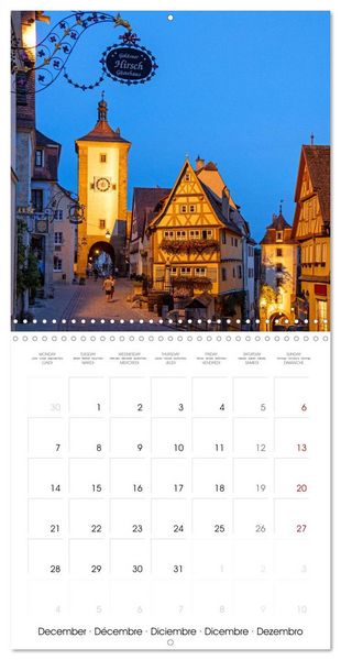 Produktbild: Rothenburg ob der Tauber - Medieval town in Germany (Wall Calendar 2026 12 &times; 12 Inch) CALVENDO 12 Month Wall Calendar