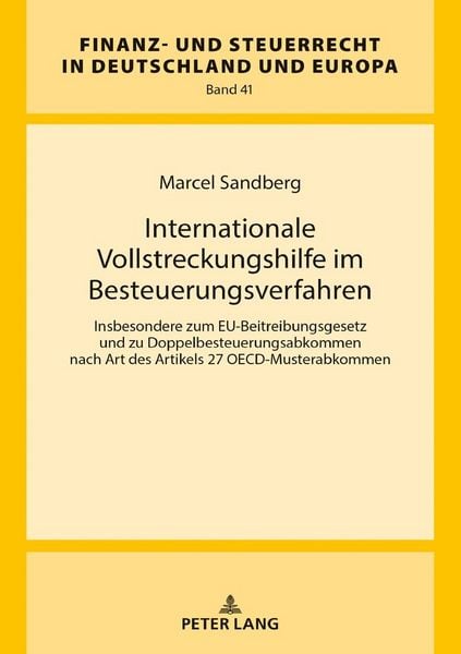 Produktbild: Internationale Vollstreckungshilfe im Besteuerungsverfahren