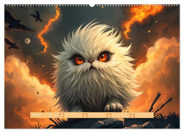 Produktbild: A Year of the Uncanny (High Quality Premium Wall Calendar 2026 DIN A2 landscape),CALVENDO 12 Month Wall Calendar