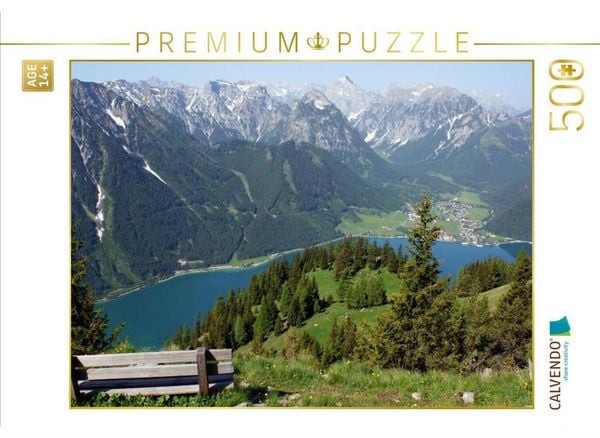 CALVENDO Puzzle Ausblick über den Achensee | 500 Teile Lege-Größe 48 × 36 cm Foto-Puzzle für Erwachsene
