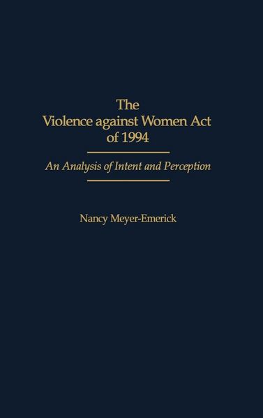 Produktbild: The Violence Against Women Act of 1994
