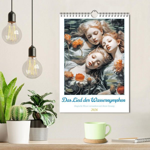 Produktbild: Das Lied der Wassernymphen (Wandkalender 2026 DIN A4 hoch), CALVENDO Monatskalender