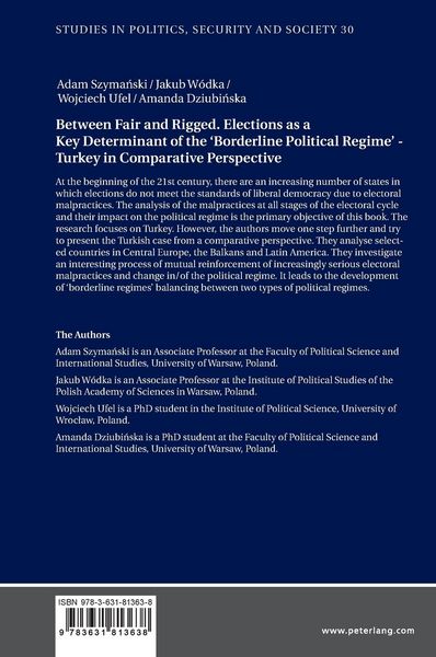 Produktbild: Between Fair and Rigged. Elections as a Key Determinant of the &lsquo;Borderline Political Regime&rsquo; - Turkey in Comparative Perspective