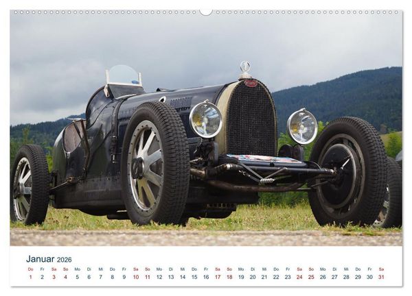 Produktbild: Bugatti Traumautos (hochwertiger Premium Wandkalender 2026 DIN A2 quer), Kunstdruck in Hochglanz