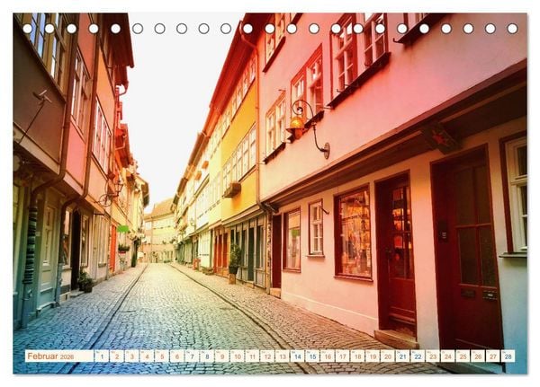 Produktbild: ERFURT obercool (Tischkalender 2026 DIN A5 quer), CALVENDO Monatskalender