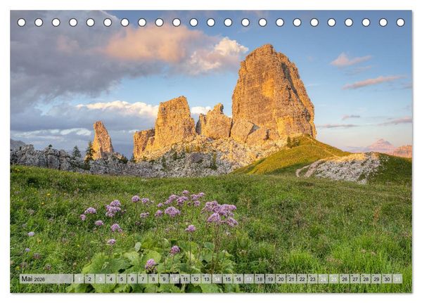 Produktbild: Faszination Dolomiten (Tischkalender 2026 DIN A5 quer), CALVENDO Monatskalender