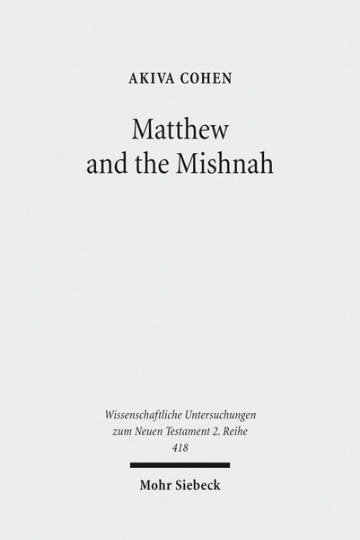 Produktbild: Matthew and the Mishnah