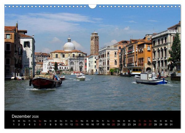 Produktbild: Venedig (Wandkalender 2026 DIN A3 quer), CALVENDO Monatskalender