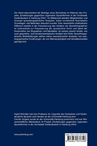 Produktbild: Sprachliche Variation in autobiographischen Interviews