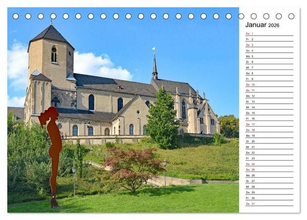 Produktbild: Unterwegs in M&ouml;nchengladbach (Tischkalender 2026 DIN A5 quer), CALVENDO Monatskalender