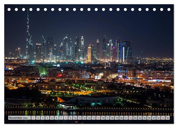 Produktbild: Big City Lights - Metropolen im Lichterglanz (Tischkalender 2026 DIN A5 quer), CALVENDO Monatskalender