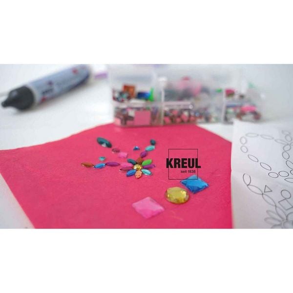 Produktbild: KREUL Schmucksteine Set Bunt, 1000 St&uuml;ck
