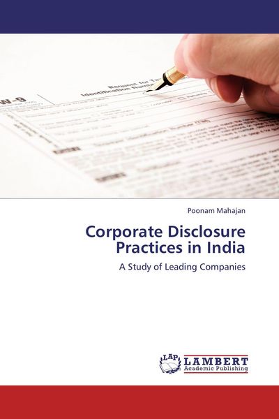 Produktbild: Corporate Disclosure Practices in India