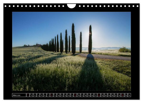 Produktbild: Toskana - Die Magie des Val d'Orcia (Wandkalender 2026 DIN A4 quer), CALVENDO Monatskalender