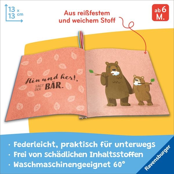 Produktbild: Mein Knuddel-Knautsch-Buch - Seif dich ein, sagt das Schwein
