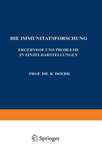 Produktbild: Die Immunit&auml;tsforschung