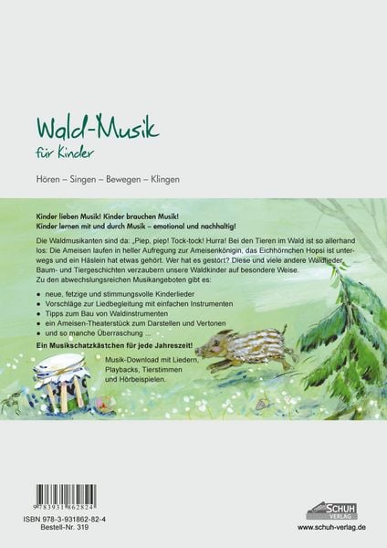 Produktbild: Wald-Musik f&uuml;r Kinder (inkl. Musik-Download)